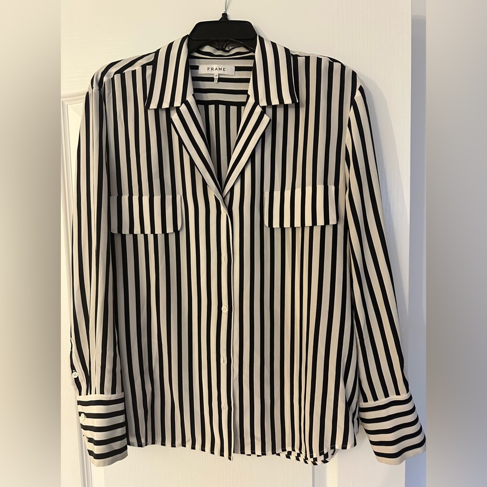 Frame silk blouse